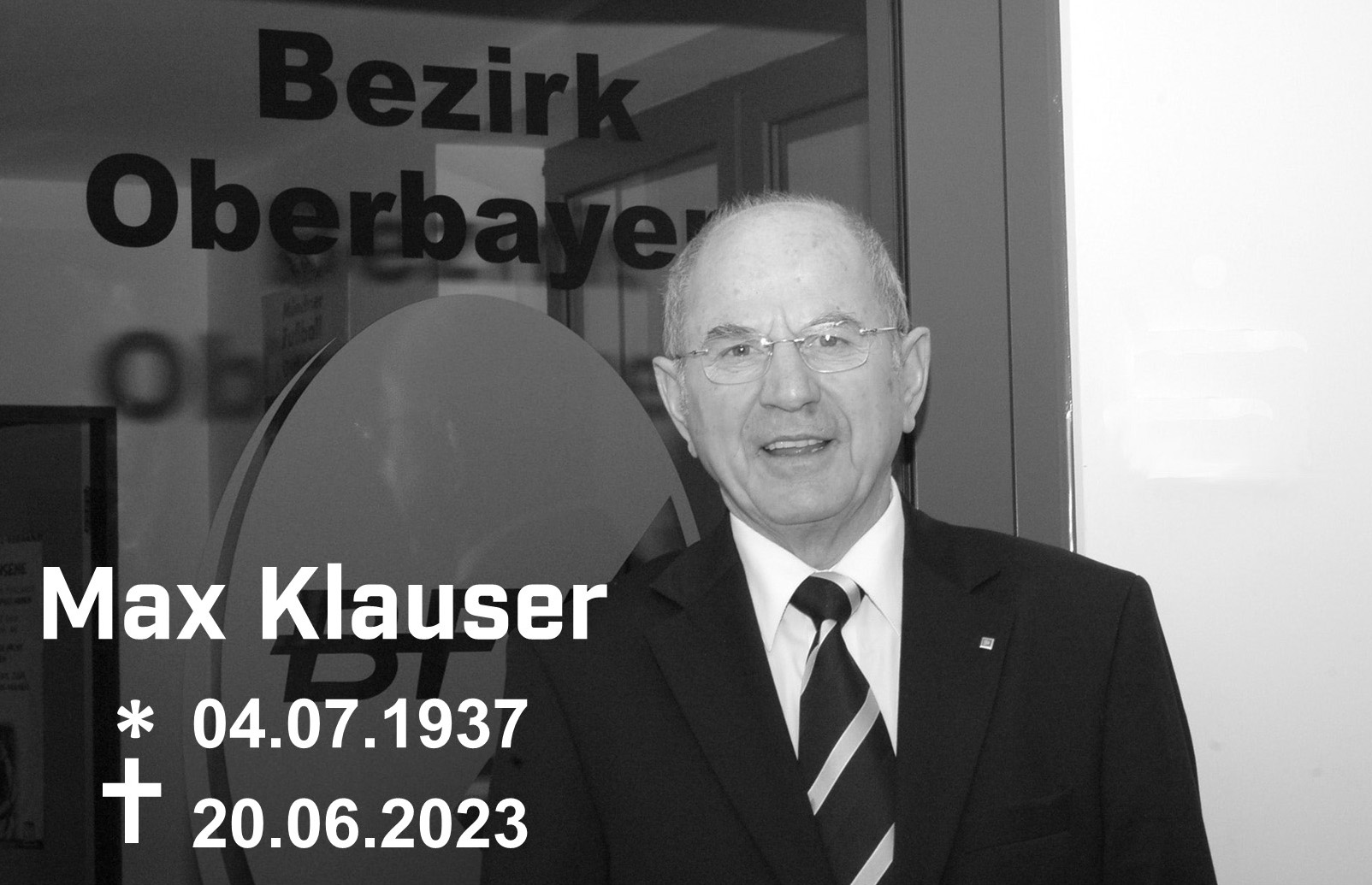 SCBV trauert um Max Klauser